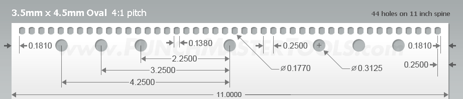 Pattern Punch - 3/4 Hole